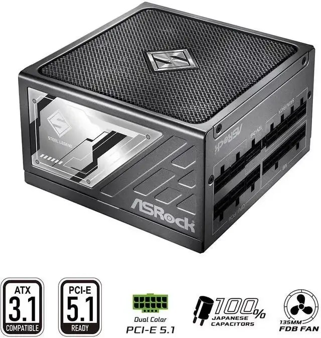 ASRock ASRock Steel Legend SL-1000P    1000W ATX 80+ Prokovinum