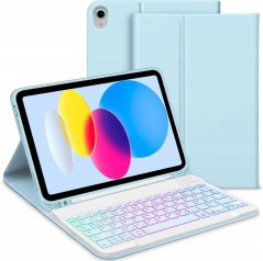 Inateck Klawiatura inateck Keyboard Ace Touch iPad 11"/10,9" QWERTZ RGB white