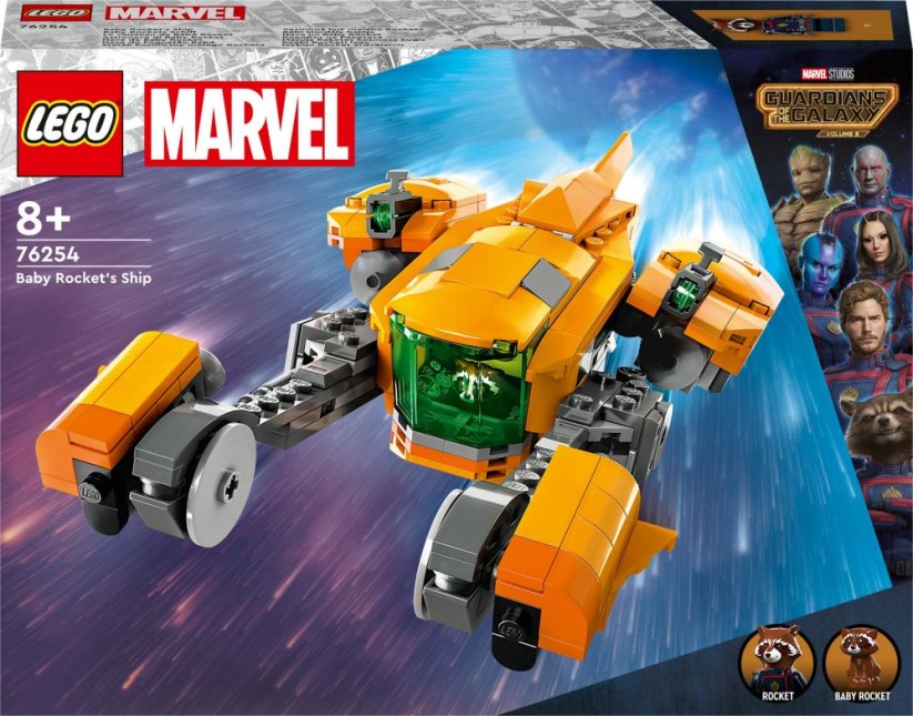 LEGO Marvel Statek kosmiczny Malého Rocketa (76254)
