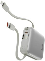 Energea PowerBank 3w1 Bazic Fusion Mini 10000mAh kabel USB-C/Lightning Sivý