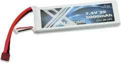 Amewi Amewi Zubehör LiPo Akku 2S  7,4V 5000mAh 40C Softcase DEANS