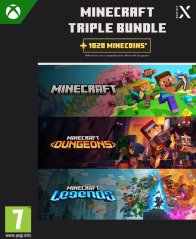 Microsoft MS ESD Minecraft Triple Bundle Xbox XXS ML