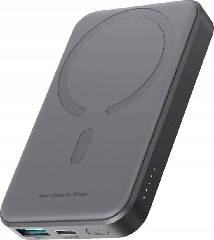 Joyroom JR-W020 Mini Magnetic MagSafe Wireless 10000mAh Czarny