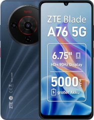 ZTE ZTE Blade A76 5G 17,1 cm (6.75") Dual SIM USB Type-C 6 GB 128 GB 5000 mAh Čierny