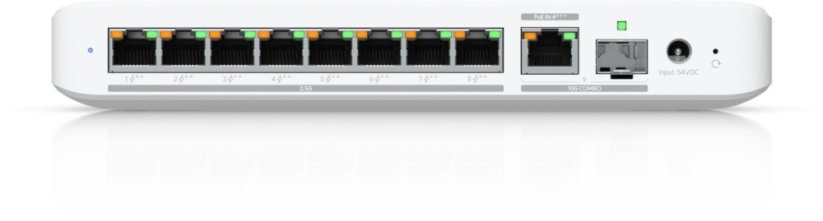 Ubiquiti Ubiquiti UniFi Flex 2.5G PoE Zarządzany L2 2.5G Ethernet (100/1000/2500) Obsługa PoE Montaż na biurku/ścianie Biały