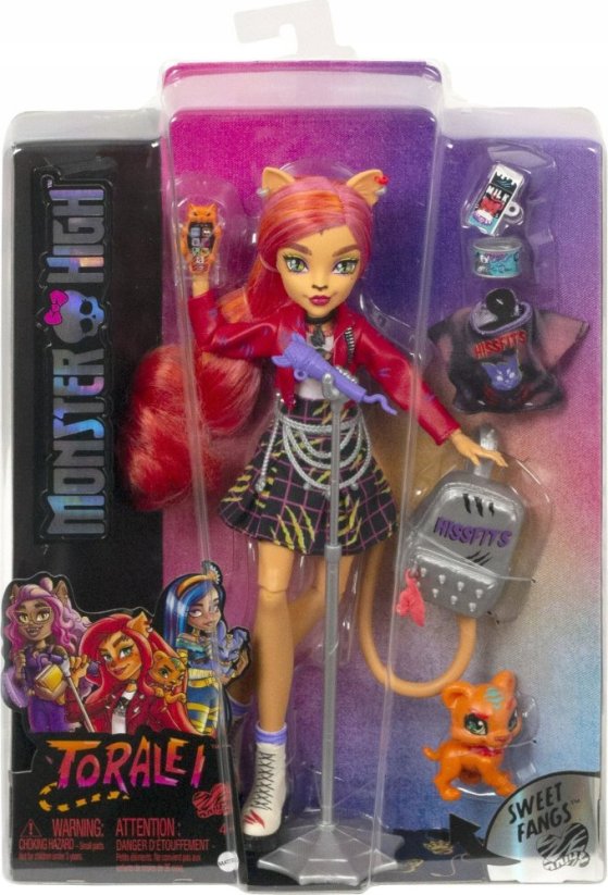 Mattel Monster High Toralei Stripes Bábika podstawowa (HHK57)