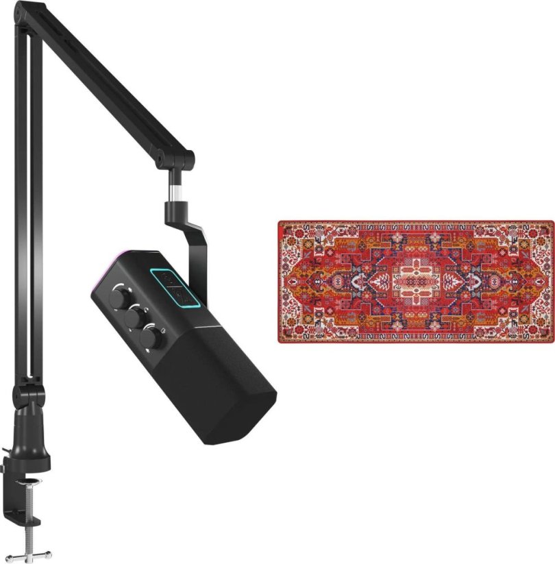 Secret Gear Microphone MX10 FlexArm + Podkładka Secret Gear Carpet Diem XD-2