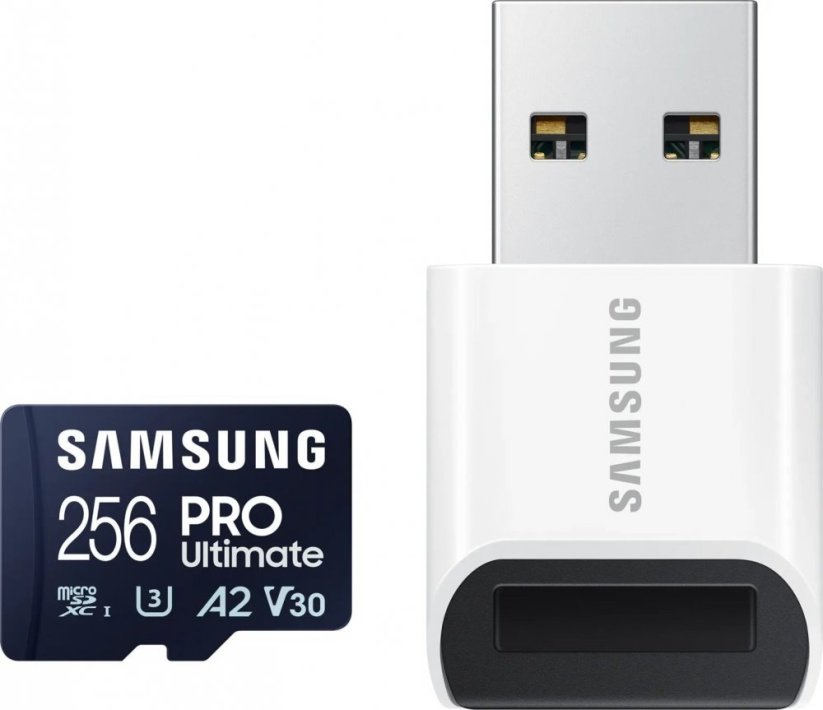 Samsung Pro Ultimate MicroSDXC 256 GB Class 10 UHS-I/U3 A2 V30 (MB-MY256SB/WW)