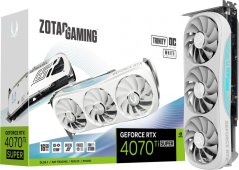 Zotac Gaming GeForce RTX 4070 Ti SUPER Trinity OC White 16GB GDDR6X (ZT-D40730Q-10P)