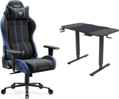 Diablo Chairs X-One 2.0 Normal Size Night Blue + EGON 1100 Orzechowe 110 cmx60 cm