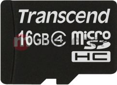 Transcend MicroSDHC 16 GB Class 4  (TS16GUSDC4)