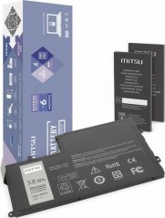 Mitsu Bateria do Dell Inspiron 15 (5542), 14 (5445) 7600 mAh (58 Wh) 7.4 - 7.6 Volt