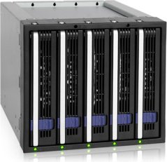 Icy Dock na dyski  5x 3,5" SATA, Raid Backplane (MB155SP-B)