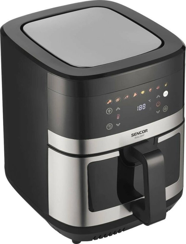 Sencor SFR 9100SS Urządzenie do smażenia gorącym powietrzem z górnym i dolnym elementem grzewczym 9L 2000W