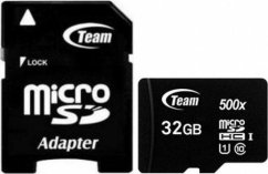 TeamGroup 500x MicroSDHC 32 GB Class 10 UHS-I  (TUSDH32GCL10U03)