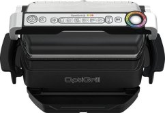 Tefal Tefal Optigrill + Snacking & Baking GC714D, contact grill (silver/black, 2000 watts)