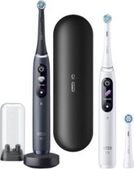 Oral-B Kefka magnetickáiO Series 8 Duo 2 ks White Alabaster/Black Onyx + dodatkowa końcówka