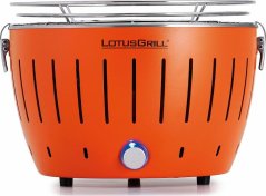 LotusGrill Grill turystyczny na drevené uhlie Mini 26 cm x 26 cm Oranžový