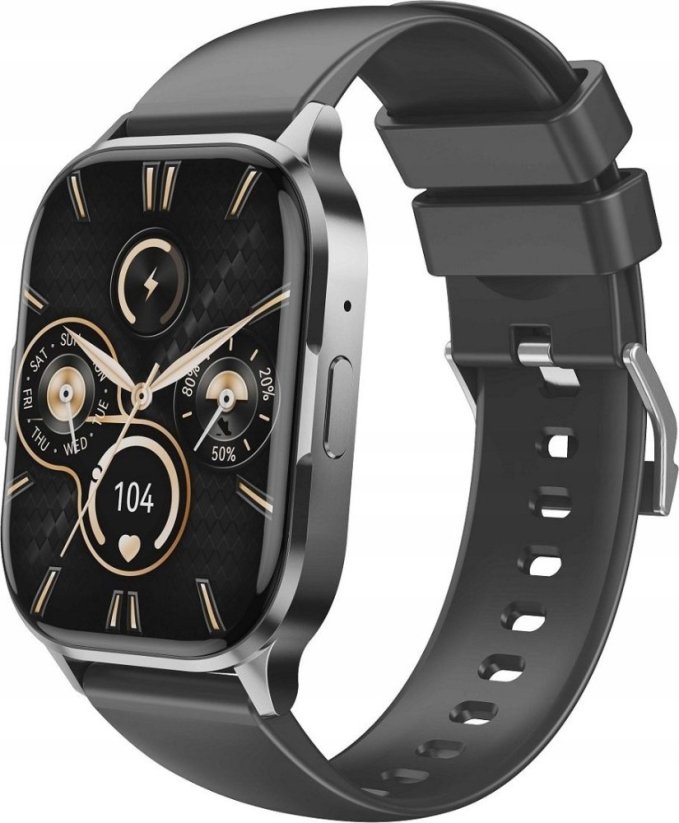 XO XO smartwatch J10 Amoled czarny