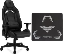 SENSE7 Vanguard PU czarny + Podkładka PREYON Falcon