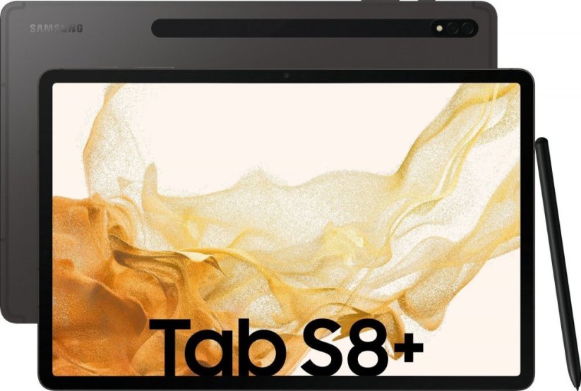 Samsung Galaxy Tab S8+ 12.4" 128 GB 5G čierne (SM-X806BZAAEUB)