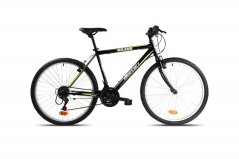 Goetze Miesto dviratis Bottari Milano 26", juodas/geltonas
