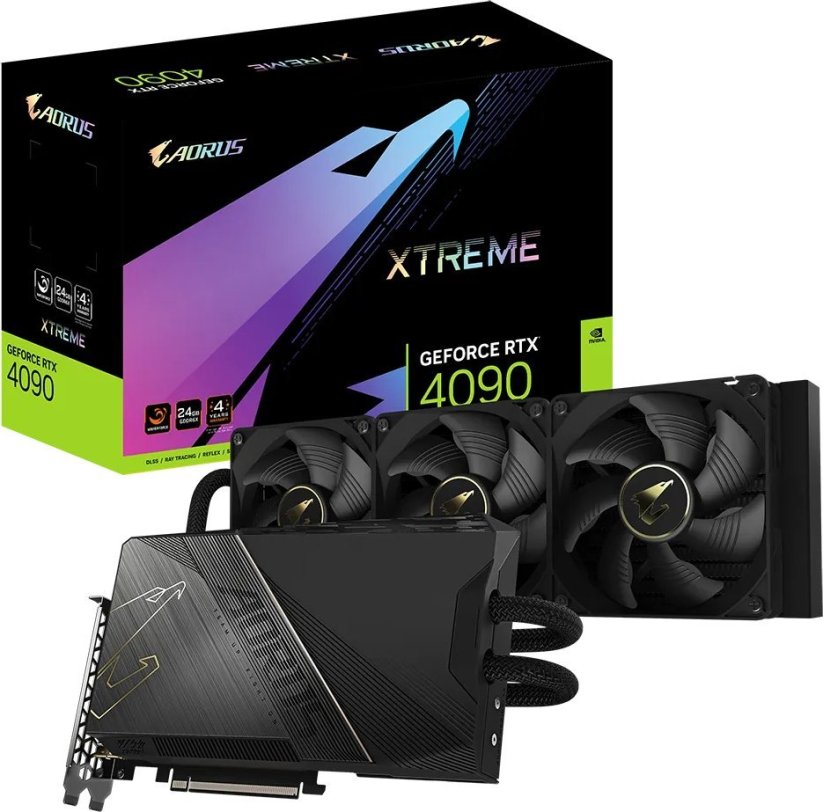 Gigabyte Aorus GeForce RTX 4090 Xtreme Waterforce 24 GB GDDR6X (GV-N4090AORUSX W-24GD)
