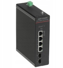 Hikvision Zarządzalny Przemysłowy PoE DS-3T1506HP-SI-4P2F/NO POWER UNIT 4-portowy + 2x SFP (DS-3T1506HP-SI-4P2F/NO POWER UNIT)