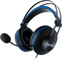 Cougar Cougar | Immersa Essential Blue | Headset | Driver 40mm /9.7mm noise cancelling Mic./Stereo 3.5mm 4-pole and 3-pole PC adapter / Blue