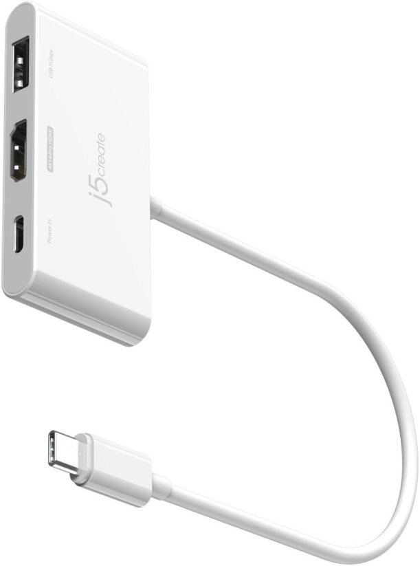 j5create j5create JCA399-N huby i koncentratory USB 3.2 Gen 2 (3.1 Gen 2) Type-C 5000 Mbit/s Biely