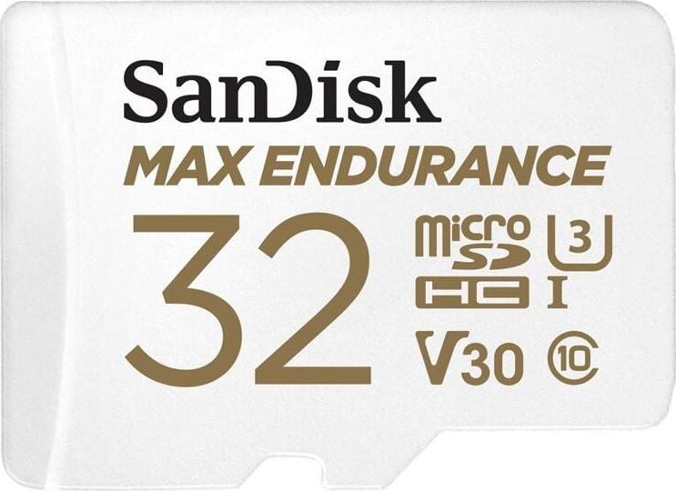 SanDisk Max Endurance MicroSDHC 32 GB Class 10 UHS-I/U3 V30 (SDSQQVR-032G-GN6IA)