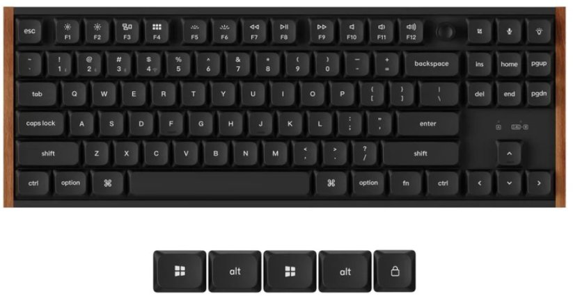 Keychron K1 Ultra 8K Keychron Milk POM Switch Brown (4894979060969)