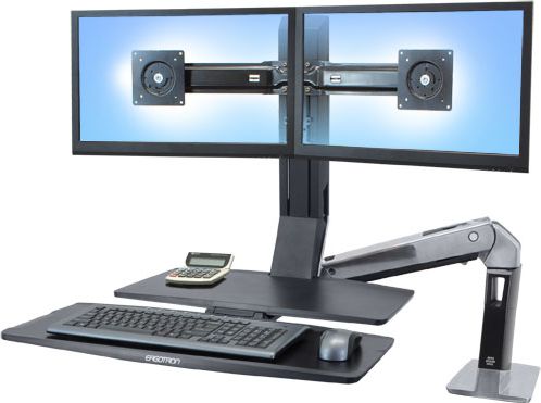 Ergotron WorkFit-A II pre 2 monitory do 24" (24-316-026)
