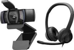 Logitech C920S Pro (960-001252) + H390  (981-000406)
