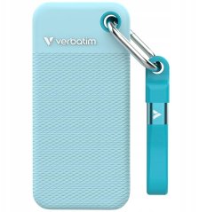 Verbatim External Drive Verbatim Pocket SSD 2TB USB-C 3.2 gen.2 black-polar blue 32325