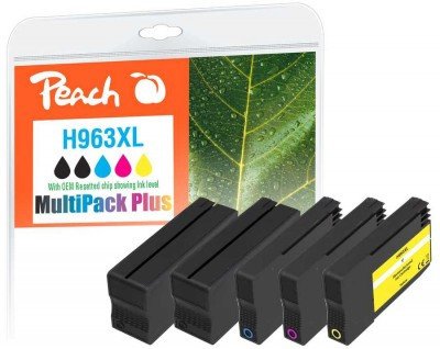 Peach Peach Patrone HP Nr.963XL MultiPack Plus OEM reset 2xb,c,m,y remanufactured