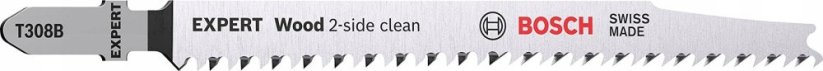 Bosch bosch powertools Bosch Expert jigsaw blade T 308 B 'Wood 2-side clean' (25 pieces)