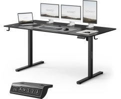 SENSE7 NOJO LIGHT Czarne 160 cm x 80 cm