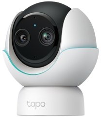 TP-Link Kamera sieciowa na monitorovanie, obracanie, nachylanie, farba, dzień i noc - 2560 x 1440 (szeroki) / 1920 x 1080 (teleObjektív) - 2K, 1080p - Audio - drahtlos - Wi-Fi - Bluetooth 5.0 - H.264 - 5 V