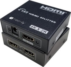 Techly Splitter HDMI 1x2 4K*30Hz Aktywny Rozdzielacz HDMI