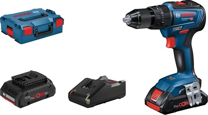 Bosch GSB 18V-55 18 V 2 x akumulator 4 Ah