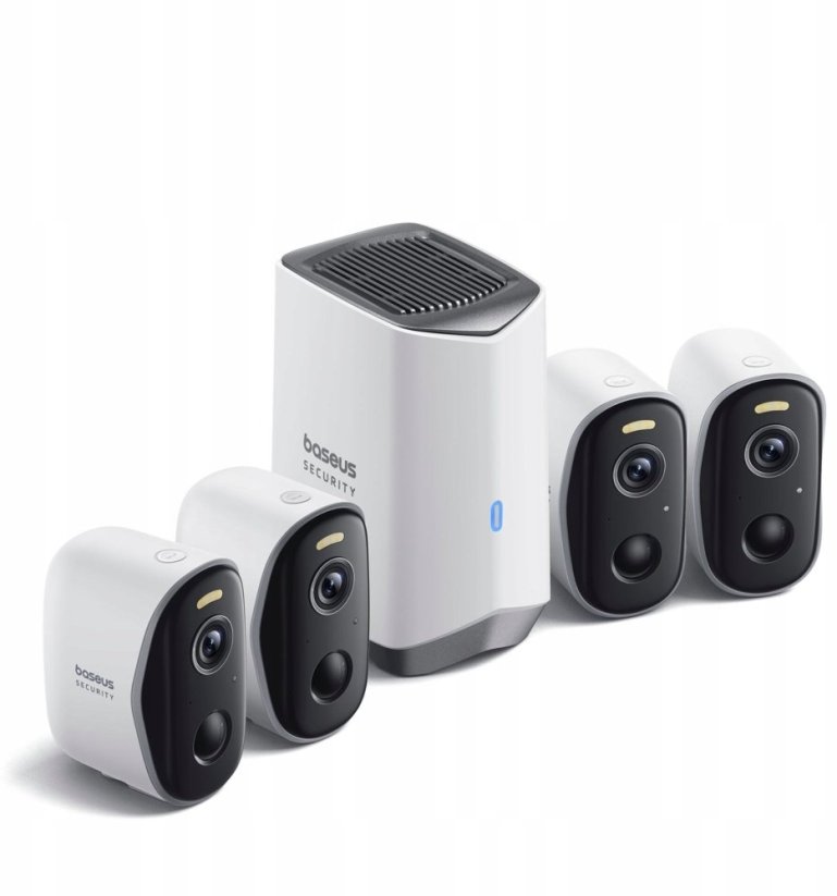 Baseus Baseus Security N1 Plus Outdoor Kamera 2K 4-Cam Kit