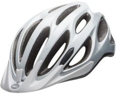 Bell prilba mtb Traverse gloss white silver roz. univerzálny (54–61 cm) - BEL-7078379
