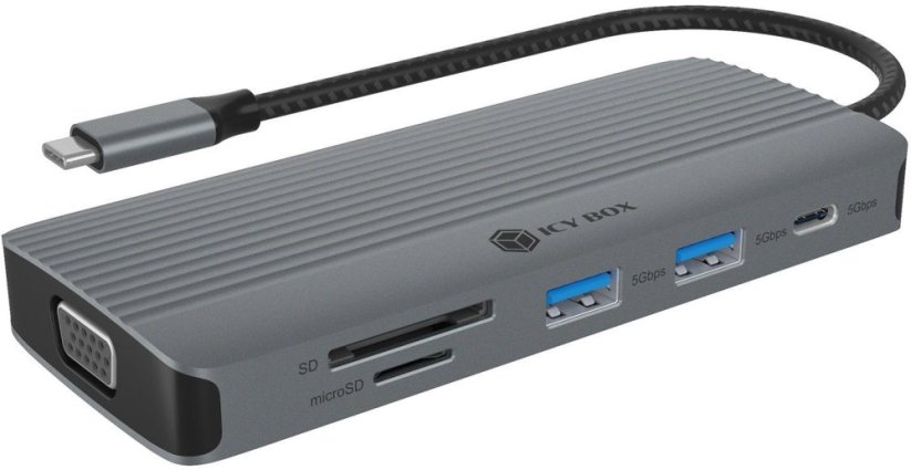 Icy Box IB-DK4040A-CPD 10w1 USB-C (61144)