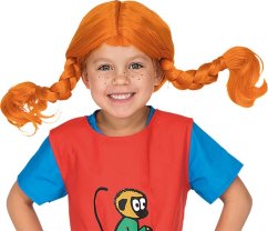 Pippi Peruka pre deti, przebranie Pippi Langstrumpf