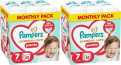 Pampers Pieluchomajtki Premium Care 7, 15+ kg, 62 szt. x2