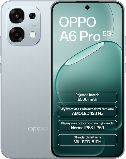 Oppo A6 Pro 5G 8/256GB Sivý titán (6932169381154)