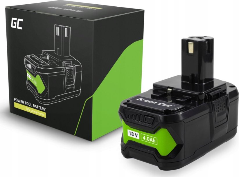 Green Cell Bateria Green Cell do elektronarzędzi Ryobi ONE+ 18V 4Ah akumulátor Náhradný RB18L40