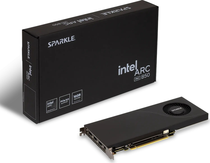 SPARKLE B50 Pro 12GB Intel Arc Blower GDDR6