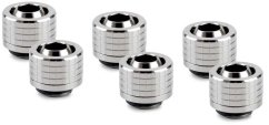 Thermal Grizzly DeltaMate Złączka kompresyjna, mosadz - Gloss Nickel, ST13, Opakowanie 6 sztuk (TG-DM-FIT-6317)